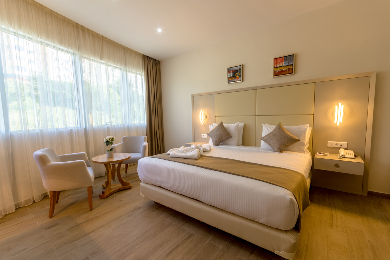 Hotel Sidi Yahia | Chambre lit king-size Hotel Sidi Yahia | Chambre lit king-size